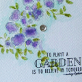 Garden Grace watercolouring