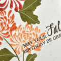 Fall Birthday detail