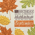 September Leaves Card