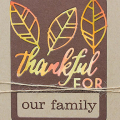 Thankful for Family Card