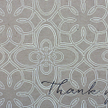 Medallion Patterned Thank You Card