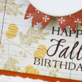 Happy Fall Birthday Card