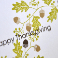 Happy Thanksgiving Card Detail