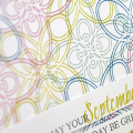 September Birthday Card Detail