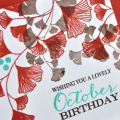 Lovely October Birthday detail