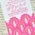 Laughing bookmark
