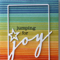 jumping for joy card