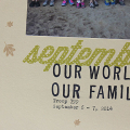 Our World Our Family Cover Page - detail