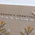 Rustic Season's Greetings - detail