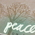 Peace on Earth Card - detail