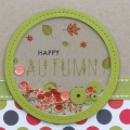 Happy Autumn Shaker Card
