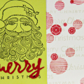 Stamps: Wet Paint, Sketched Shapes, Sparkle & Shine Holiday 

Additions, Keep It Simple: Merry Christmas, Letters to Santa