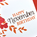 November Birthday detail