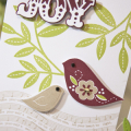 Supplies

Stamps: Songbirds

Ink: scarlet jewel, simply chartreuse, classic kraft

Cardstock: white, scarlet jewel, simply chartreuse

Dies: Songbirds, Tag Sale #5, Holiday Double Cuts...