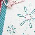 Supplies

Stamps: Freshly Fallen, Snow Globe Sentiments
Ink: Aqua Mist, Pure Poppy, Tropical Teal
Cardstock: Rustic Cream, Pure Poppy
Patterned Paper: Tropical Teal stripes
Other: baker's...