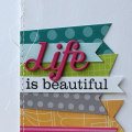Life banner card