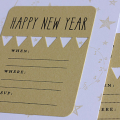 Happy New Year Invitations - detail