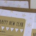 Happy New Year Invitations - detail