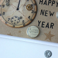Happy New Year Card - detail