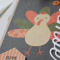 Thanksgiving Mini Tag Book - detail