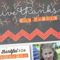 Give Thanks Family Layout - detail