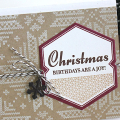 Christmas Birthday Card