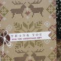 Christmas Thank You Card