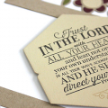 Trust In the Lord Card - detail