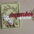 December Moments Mini Book Cover Page
