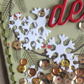 December Moments Mini Book Cover Page - detail