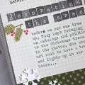 December Moments Layout - detail