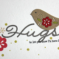 Bird on a Hug Card