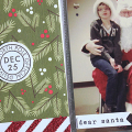 December Moments Layout - detail