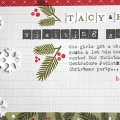December Moments Layout - detail