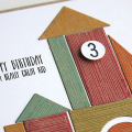 3rd Birthday Block Party Card - detail