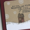 Winter House Card