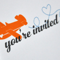 Airplane Invitation Detail