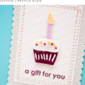 Stamps: Hey, Cupcake, Journal Accessories

Ink: scarlet jewel, soft stone

Cardstock: white

Patterned Paper: soft stone bitty dot

Dies: Monthly Moments: Journal Card 2, Hey, Cupcake...