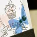 Butterfly Birthday Card Detail