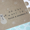 January Journal Cards - detail