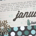Snow Day Friends Layout - detail