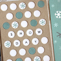 Snow Day Friends Layout - detail