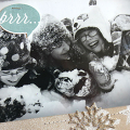Snow Day Friends Layout - detail