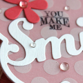 You Make Me Smile Gift Tag & Box - detail