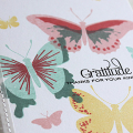 Butterfly Kindness Card - detail