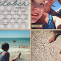October Moments at the Beach Layout
