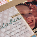 October Moments at the Beach Layout - detail