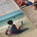 October Moments at the Beach Layout - detail