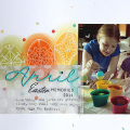 April Easter Memories Layout