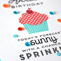 Birthday Sprinkles Card - detail